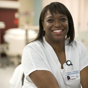 Happy nurse