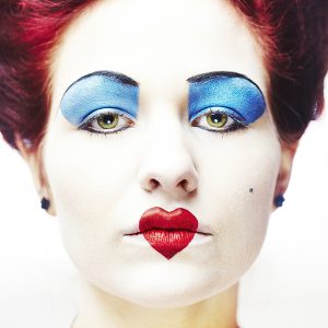 Queen of hearts makeup