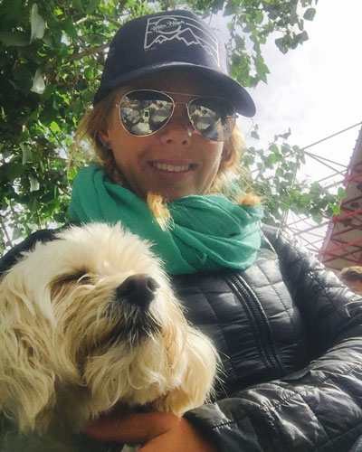 Travel nurse with dog