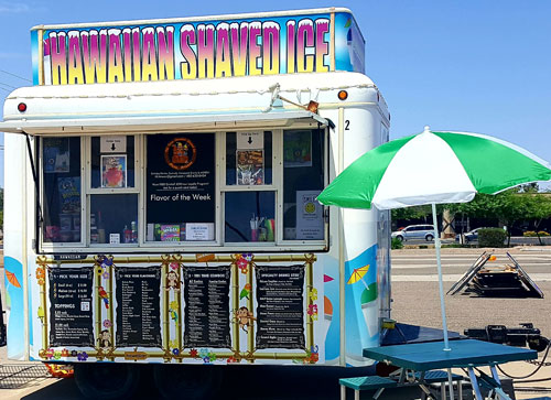 Shaved ice truck