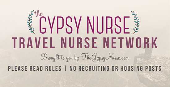 Travel nurse influencers - The Gypsy Nurse logo