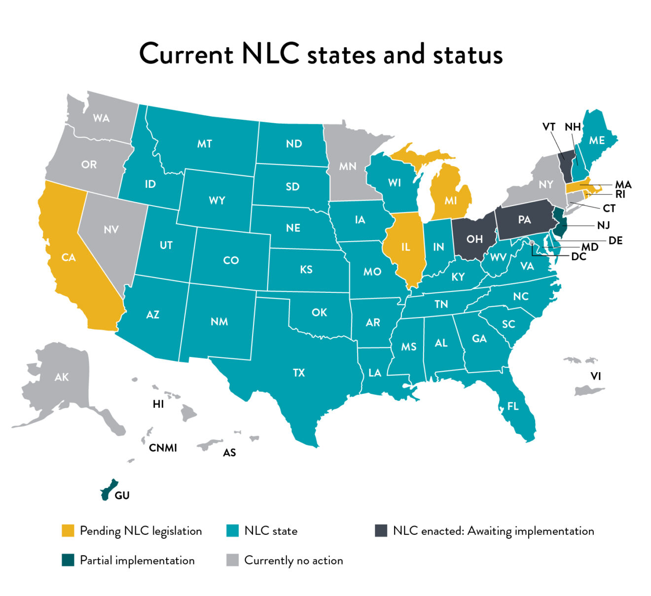 Travel in 37 states on one nursing license 2021 nurse licensure compact