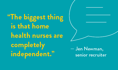Home health nurses need to be independent
